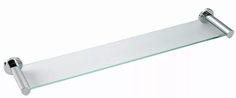 Ablagekonsole klarglas verchromt