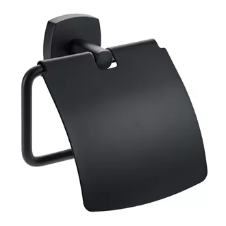 WC-Papierhalter Quinto schwarz matt