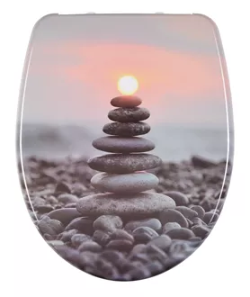 WC-Sitz Nice Slow Down Zen Rock