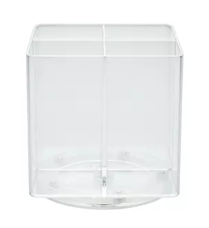 Porte-maquillage Pensa transparent 360° tournant