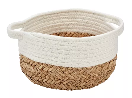 Basket Lisha white seagrass