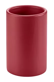 Mundspülbecher Zylo merlot - inox