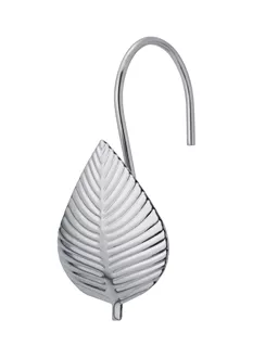 Anneaux rideau de douche Leaf chromé